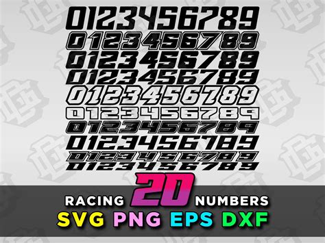 fomt horse race|font for racing numbers.
